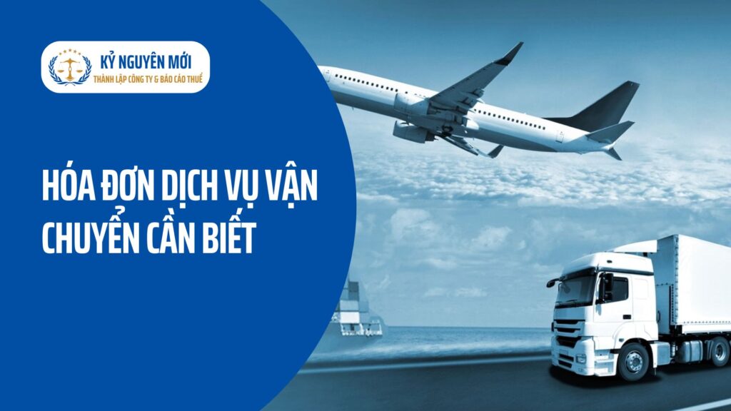 Hóa Đơn Dịch Vụ Vận Chuyển Cần Biết