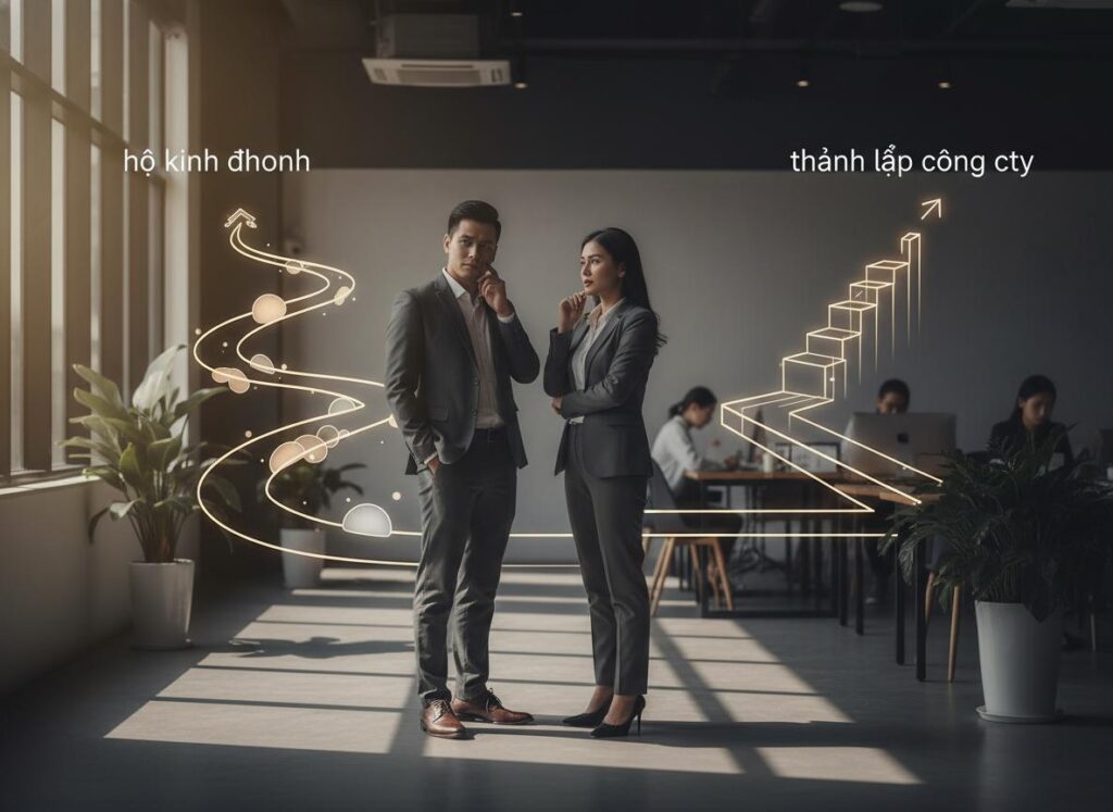 hộ kinh doanh vs công ty